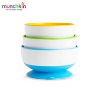 Bộ 3 bát ăn chống đổ Munchkin