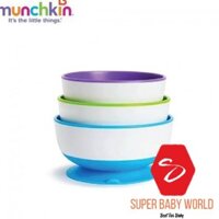 Bộ 3 bát ăn Munchkin chống đổ