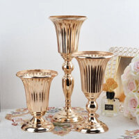 Bộ 3 Bình Cắm Hoa Size 20-26-40cm Trang Trí Decor Bàn Tiệc,Sự Kiện (KHÔNG ĐỰNG ĐƯỢC NƯỚC)