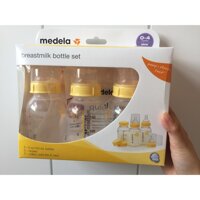 Bộ 3 Bình sữa Medela 250ml và 3 núm ti size M cho bé từ 4+ tháng tuổi