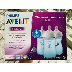 Bộ 3 bình sữa Philips Avent Natural - 125ml