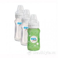 Bộ 3 bình sữa thủy tinh 260ml