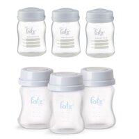 Bộ 3 bình trữ sữa cổ rộng 150ml Fatz baby FB0120N