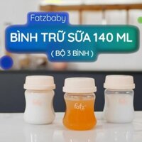 Bộ 3 bình trữ sữa mẹ Fatzbaby 140ml Store 2 FB0140VN