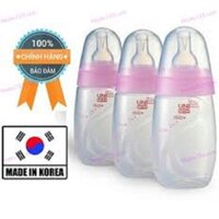 Bộ 3 Bình Trữ Sữa Mẹ Unimom Có Núm Ti Cho Bé Bú 150Ml