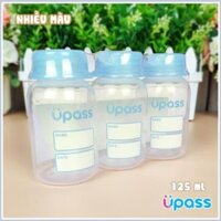 Bộ 3 Bình trữ sữa UPASS (không hộp) 125ml cất trữ tiện lợi