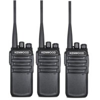 Bộ 3 Bộ đàm Kenwood TK3000S (Siêu bền, loa chống từ tính, Pin dung lượng cao, cự ly liên lạc xa)