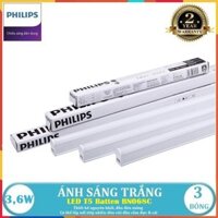 BỘ 3 - BỘ MÁNG ĐÈN TRANG TRÍ PHILIPS NGUYÊN KHỐI 0,3M LED BATTEN T5 BN068C 3,6W ( KÈM DÂY NGUỒN )