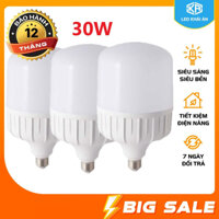 Bộ 3 Bóng đèn Led trụ 30W Siêu sáng tiết kiệm điện