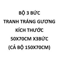 Bộ 3 Bức Tranh Tráng Gương Mâu Theo Yêu Cầu. Kích Thước 50X70CM X3 BỨC