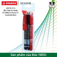 Bộ 3 bút kỹ thuật STABILO SENSOR SENF 0.3mm