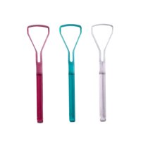 Bộ 3 cái Dụng cụ cạo lưỡi Okina Tròn - Vuông - Tam Giác - Tam giác