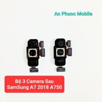 Bộ 3 Camera Sau Điện thoại SamSung A7 2018 A750 hàng Zin tháo máy