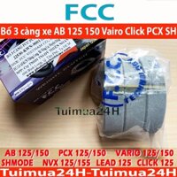 Bố 3 càng xe AB 125 150 Vairo Click PCX SH Mode Lead 125 NVX SH Việt hạn chế rung đầu hàng zin FCC