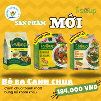 Bộ 3 canh chua: Canh Chua Chay, Canh Măng Chua Nấm Hương, Canh Gà Lá Giang