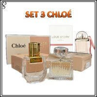 Bộ 3 chai Nước Hoa Nữ CHLOÉ EDP 30ml, Set 3 chai nước hoa Nữ CHLOÉ Nữ Tính, Thanh Lịch