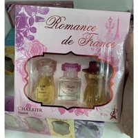Bộ 3 Chai Nước Hoa Romance De France Charrier Parfums