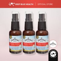 Bộ 3 chai xịt họng keo ong TranzAlpine Honey Organic Propolis Throat Spray With Manuka Honey MG550+