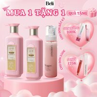 Bộ 3 Chăm sóc tóc Carbondex Suôn Mềm Mượt Làm Phồng Tóc (Dầu Gội 800ml + Dầu Xã 800ml + Xịt Dưỡng 200ml)