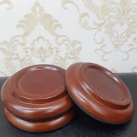 Bộ 3 chén kê chân đàn Piano Grand màu gỗ cao cấp