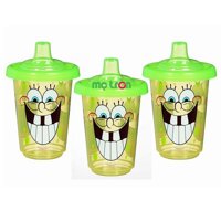 Bộ 3 cốc uống nước chống đổ Spongebob Munchkin MK10541 dễ thương