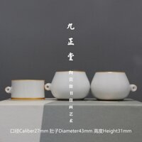 Bộ 3 cóng - Cóng Choè Đất / Cóng Chào Mào - Cóng chim vẽ tay - Cửu Chính Đường - 3 điều - Bàn chân miệng sơn vàng