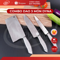 Bộ 3 DAO [1Dao Thái Bản To + 1Dao Phi Lê Cá + 1Dao Sashimi] - Sản phẩm LẺ của Bộ Dao DYNA Duy Phương