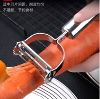 BỘ 3 DAO BÀO TỈA NẠO RAU CỦ ĐA NĂNG, BỘ DỤNG CỤ LÀM CÁ TIỆN LỢI, DỄ DÀNG, CHẤT LIỆU INOX CAO CẤP