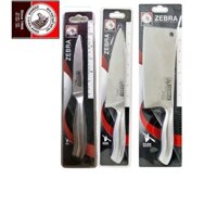 Bộ 3 Dao Đúc Nhà Bếp Inox 304 Nguyên Khối Không Gỉ Zebra Nhập Khẩu Thái Lan