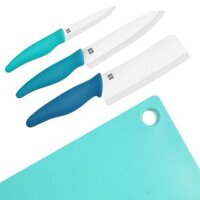 Bộ 3 dao gốm kèm thớt HuoHou Xiaomi