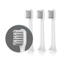 BỘ 3 ĐẦU BÀN CHẢI ĐIỆN MIPOW FDA USA  CL200 - HÀNG CHÍNH HÃNG - Black