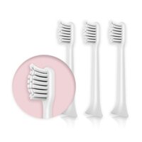 BỘ 3 ĐẦU BÀN CHẢI ĐIỆN MIPOW FDA USA  CL200 - HÀNG CHÍNH HÃNG - Pink