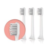 BỘ 3 ĐẦU BÀN CHẢI ĐIỆN MIPOW FDA USA  CL200 - HÀNG CHÍNH HÃNG - Orange