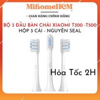 Bộ 3 đầu bàn chải T300/ T500- Head of toothbrushes - NGUYÊN SEAL - CHÍNH HÃNG
