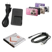 Bộ 3 Dây Cáp Sạc Pin Máy Ảnh Sony DSC-W310 W320 W330 W520 W530 NP-BN1