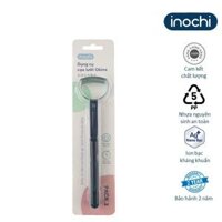 Bộ 3 dụng cụ cạo lưỡi Okina loại tròn xanh chàm- hồng nhạt- xanh ngọc - inochi