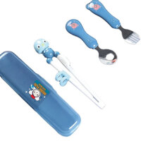 Bộ 3 dụng cụ đũa, thìa, dĩa tập ăn cho trẻ