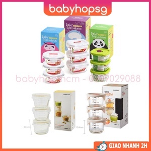Bộ 3 hộp bảo quản thực phẩm dành cho bé Lock&Lock LLG812S3