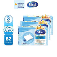 Bộ 3 Hộp Bông Tẩy Trang Silcot 82 Miếng/ Hộp
