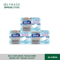 Bộ 3 hộp Bông tẩy trang Silcot L3