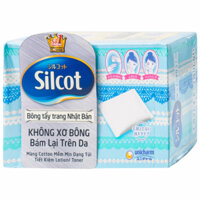 Bộ 3 hộp Bông trang điểm (bông tẩy trang) Silcot 82 miếng/hộp