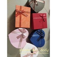 Bộ 3 hộp đựng quà vuông, trái tim, chữ nhật,3 kích thước khác nhau