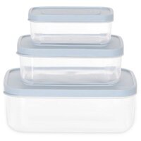 Bộ 3 hộp đựng thực phẩm nhựa 500 - 1000 - 2000 ml Inochi Hokkaido HIN.HOCN.BO02 Xanh dương