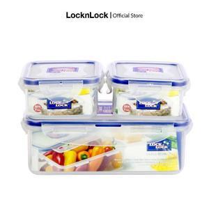 Bộ 3 hộp nhựa đựng thực phẩm Lock&Lock Classic HPL806S3