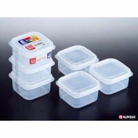 Bộ 3 hộp nhựa Nakaya đựng thức ăn đồ ăn dặm cho bé (hàng Nhật) 200ml [bonus]