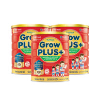 Bộ 3 Hộp sữa bột GrowPLUS+ suy dinh dưỡng - Đạt danh hiệu sữa trẻ em số 1 Việt Nam (Lon 1.5kg) - Grow Plus+