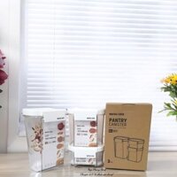 Bộ 3 hộp thực phẩm khô Duy Tân 1671 - Dung tích 500ml/1000ml/1600ml - Phù hợp nhiều nhu cầu sử dụng.