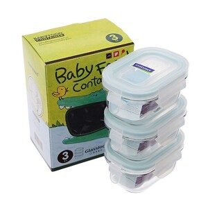 Bộ 3 hộp thủy tinh Glass GL543