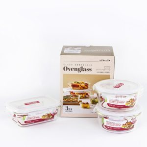 Bộ 3 hộp thủy tinh Lock&Lock Euro LLG428S03