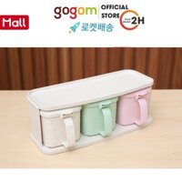 Bộ 3 hũ đựng gia vị bột lúa mạch 300 ml BHX HX-0026553 HTT022 GOGOM821